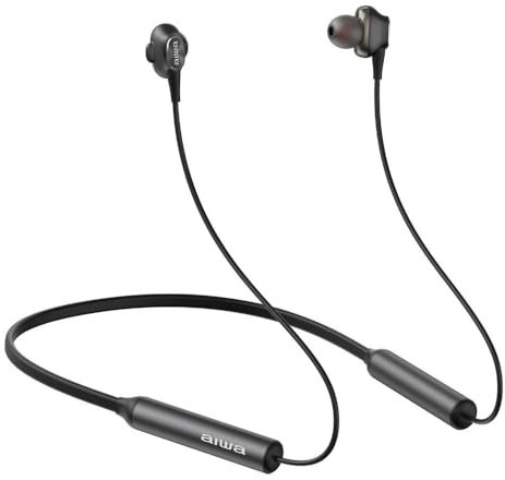 Aiwa AURICULAR Bluetooth INTRAUDITIVO ESTBT-450BK Black BT 5.0 Hyperbass IPX4 CONTRON REMOTO Multiple