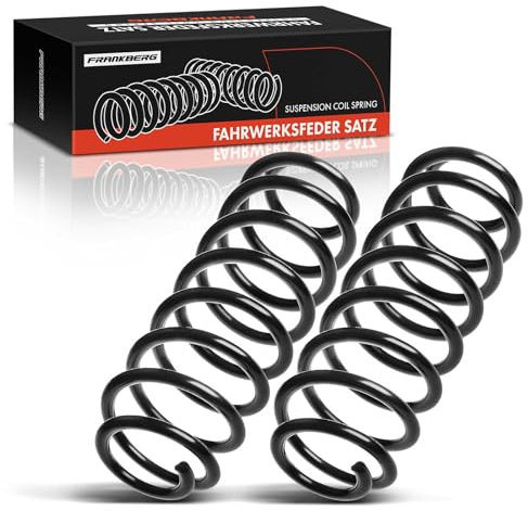 Frankberg 2x Federn Fahrwerksfeder Hinterachse Kompatibel mit Fabia I 6Y5 2000-2007 Fabia II 542 2010-2014 Fabia II 545 2007-2014 Replace# 6Q0511115M