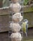 garden mile Alimentador de aves silvestres para nueces, semillas o bolas de grasa, colgar de árboles o estaciones de comida para pájaros en tu jardín al aire libre