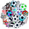 cobee Soccer Stickers, 50 Pieces Sport Football Decals Waterproof Water Bottles Stickers Soccer Vinyl Stickers Soccer Gifts for Teen Aesthetic Trendy Sticker for Scrapbooking Laptop Computer Phone