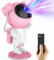 Moofahom Star Projector Galaxy Night Light with Timer and Remote - Astronaut Starry Nebula Ceiling LED Lamp, Gift for Kids and Adults for Bedroom, Christmas, Birthday, Valentine's Day etc.（Pink-White）