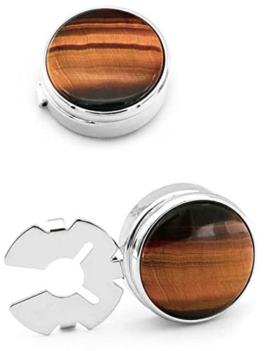 Couvre Bouton de Chemise | Cache Bouton Chemise | Boutons de Manchette pour Chemises Homme | Cadeau Mariage Affaires en Acier inoxydable | Cache Bouton de Chemise