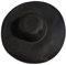 Women Ridge Wide Floppy Brim Summer Hat Foldable Straw Cap Shapable Outdoor Sunshade Big Brimmed Beach Sun Hat for Daily Life Travel Party Black