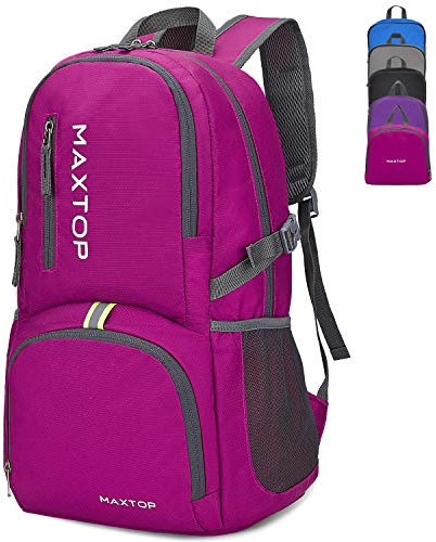 MAXTOP 50L Ultra Lightweight Packable Backpack With Wet Pocket Foldable Rucksack Water Resistent for Men Women Outdoor Camping Hiking Travel Daypack Handy Durable Gifts for Men Women