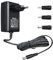 Adaptateur Secteur 12V 1A/1000mA, AC 100-240V 50/60Hz vers Chargeur Mural DC 12V 1A/1000mA 12W, Positif Central, câble 1.8m 20AWG pour Une Utilisation Stable et Flexible, 3 Accessoires Inclus