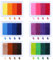 Kesote Stempelkissen 24 Farbe Stempel Kinder Fingerabdruck Fingerfarben Handwerk DIY Geburtstag Geschenk Scrapbooking Malerei