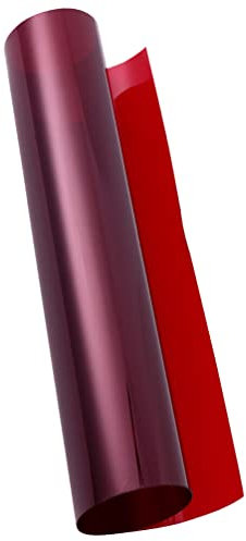 DOITOOL Farbgelfilter, Rot, Farbfilter, Farbkorrektur, für Blitzlicht, LED-Licht, Video-Foto, Korrektur, rotes Gelatine-Papier, Beleuchtung, transparenter Filter