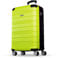 NOWI Hartschalenkoffer Mittelgroß – 62,7L Volumen – 8 Rollen 360° drehbar – Leichter ABS Koffer mit Zahlenschloss & Teleskopgestänge – Reisekoffer, Handgepäckskoffer, Trolley (Lime, L)