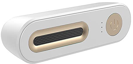 USB Kühlschrank Deo, Tragbarer Ozon-Generator, O3 Geruchsneutralisierer Ozongenerator Luftreiniger, Wiederaufladbar Geruchsneutralisierer für Kühlschrank, Auto (White)