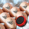 SAVITA Eierstempel, Süß Eierstempel Personalisiert mit Stempelkissen Eierstempel für Frische Eier für Bauernhof Hühnerstall Bauernbedarf (Gravur mit Fresh Eggs)