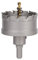 Vearter 62mm Hartmetall Lochsäge, TCT Lochbohrer Bohrer mit Zentrierbohrer, Hartmetallbohrer für Metall, Edelstahl, Baustahl, Aluminium, Kupfer, Eisen, Kunststoff, Glasfaser
