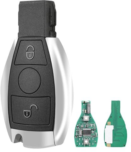 Porte-clés 2 boutons 433 MHz pour Mercedes Benz Classe A E S G CLK SLK ML pour Mercedes W211 W221 W203 W204 Clé W207 pour clé Mercedes BGA