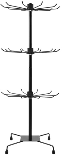 Amosfun Rejilla Expositora Giratoria Para Sombreros Y Joyas Perchero Vertical Desmontable Para Accesorios Bolsos Y Gorras Ideal Para Hogar Dormitorio Y Pasillo 28.74 Pulgadas