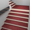 OAUKA Rot,25x100cm, 4 Stück Stufenmatten Treppenmatten,rutschfeste Innentreppe Stufenmatten Rechteckig,Treppenteppich Teppichstufen Treppenschutz Matte,für Kinder, Ältere Menschen,Haustiere