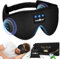 Musicozy Sleep Mask Headphones, 100% Blackout Sleep Headphones Bluetooth Eye Mask with Headphones for Sleeping,Travel,Nap,Relax,Meditation,Soft Sleep Mask with Headphones for Men Women
