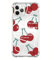 Bakicey Handyhülle für iPhone 11,Spiegelfläche Mode Druckmuster Anti-Fall Fle11ible TPU Hülle Süße Kristall Stoßfest Kratzfest Case Cover für iPhone 11,Kirsche