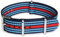 Natos.com - Martini Racing Style NATO Uhrenarmband G10 Military Nylon Strap - 20 mm