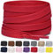 Miscly Cordones Planos de Algodón Encerado - Para Botas, Zapatillas y Zapatos, Disponibles en Varias Longitudes y Colores (Rojo, 91 cm)