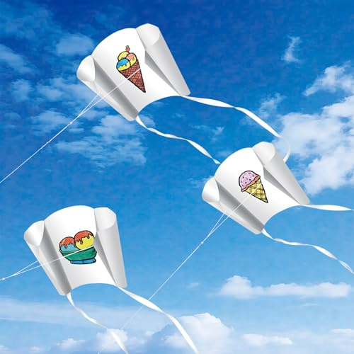 Poket Kite, Kleiner handlicher Taschendrache, 80x48cm, inkl. Polyesterleine mit Handgriff