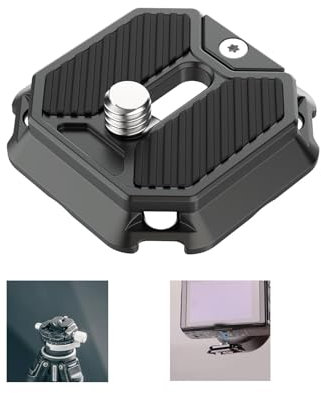 FALCAM F38 Anti Deflection Quick Release Plate for Camera,Compatible with Arca-swiss Specification Base Can be Attached to Shoulder Straps
