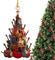 Rockin' Around The Christmas Tree Ornaments | Acryl Gitarre Weihnachtsbaumschmuck | 2D Flacher Anhänger Musikalischer Christbaumschmuck | Schaukelnde Stapelbare Gitarren Weihnachtsschmuck Deko