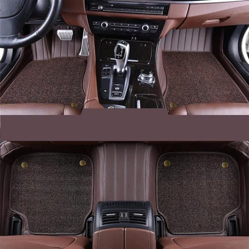 DZSFDGDDFGD Autofussmatte Für Mazda 6 GH 2009 2010 2011 2012 2013 Leder Benutzerdefinierte Komplette Set Auto Fußmatten Innen Teppich Fuß Pads Auto Fußmatten Set(5 PCS3)