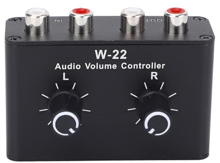 3,5mm Lautstärke Regler, Sound Selector Line Attenuator Box für CD Player, Mixer, Amp