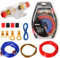 Endstufe Kabel Set: 10GA Kfz Verstärker Kabelsatz, Anschluss Set Auto Verstärker Kabel Set, 1500w Installations Car Verstärker Kabelset, Subwoofer Kabel Set Endstufe Kabel Car Audio Wire