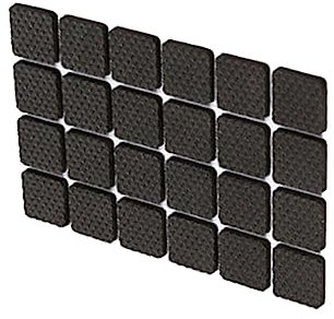 HOMSFOU 60stücke rutschfeste Verschleißfeste Quadratische Tisch Stuhlbeinschoner Für Büro Zuhause Restaurant Möbel Bodenschutz