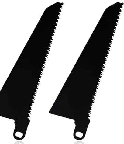 Scorpion Lot de 2 lames de scie sabre en acier au carbone avec dents en carbure pour coupe du bois et du plastique Compatible avec Black & Decker Scorpion FKS890E KS890ECN KS890EK KS890GT