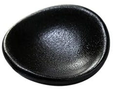 Palillos japoneses para horno de cerámica, ovalados, gruesos, color negro