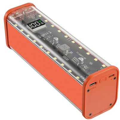 Power Sources Box 18650 Battery Holder 8Slot Easy Swaps Designs With High Efficiency Charging Digital Display Screen Detachable Power