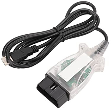 Kavolet OBD2 Diagnosekabel, K+CAN Kabel mit Switch USB-Schnittstelle für E60 E61 E81 E70 E83 E87 E90 E91 E92 E93, Geeignet für 1995-2008 Modelle