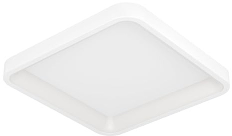 Eglo Connect.z Smart Home LED Ceiling Light Fixture Loretello-Z | dimmable lamp, ZigBee, Matter, app and voice control Alexa, warm to cool white, RGB, 35x35 cm
