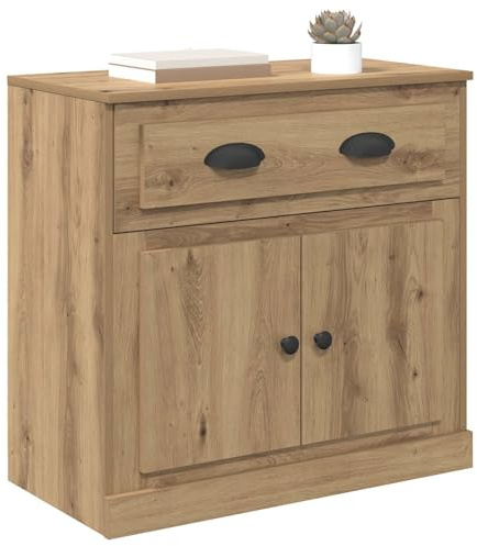 vidaXL Highboard Artisan-Eiche 70 x 35,5 x 67,5 cm Holzwerkstoff