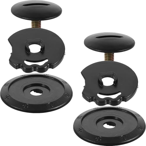 Base Meccanismo Casco Moto, Kit 6 Pezzi Nero PC | Porta Casco Moto, Accessori per Visiera Casco, Ricambi Caschi per Montaggio Rapido