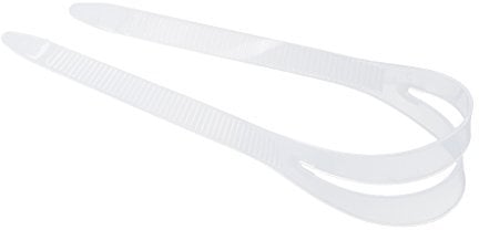 MagiDeal Silikagel Tauchmaskenband für Taucherbrille Tauchmasken, Bequemes Silikon Schnorcheln Kopfband, Klar S