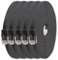 1aTTack.de 0,25m - Schwarz - 5 Stück - Cat.6 Flaches Netzwerkkabel Cat6 Flachkabel Ultra Flach Cat.6 Patchkabel 1000 Mbit/s Gigabit LAN (RJ45) Flach Slim Micro