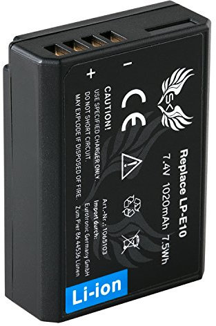 SK Batterie Canon LP-E10 1020 mAh + Chargeur