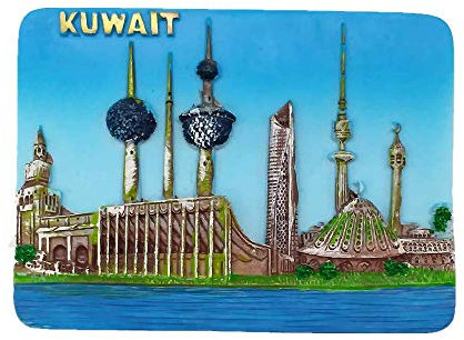 Kuwait Kühlschrankmagnet, Reise-Souvenir, Geschenk, Sammlung, Heimküche, Dekoration, Magnet-Aufkleber, Kuwa-Kühlschrankmagnet