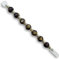 Empyreal Crystal 7 Chakra Guérison Baguette Métaphysique | Bâton de guérison Puissant pour équilibrer l'énergie et Aura, Spirituel, Reiki (Baguette sphérique, Oeil de Tigre)