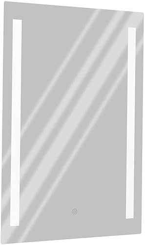 EGLO 99772 Spiegelleuchte Badezimmerleuchte BUENAVISTA silber L:503 H:70cm mit Touchschalter ein/aus IP44 4000K