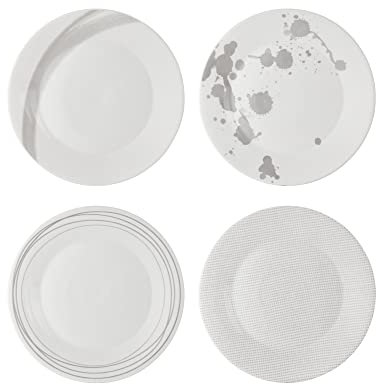 Royal Doulton Pacific Stone Set of 4 Salad Plates, 9in, Multi-Colour