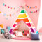 NUBUNI Tipi Zelt Für Kinder Sunset | Tippi Kinderzelt Junge | Tippi Kinderzelt Mädchen | Kinder Tipi | Kinder Tipi Zelt | Tippi Kinderzelt Mit Bodenmatte Und Aufbewahrungstasche
