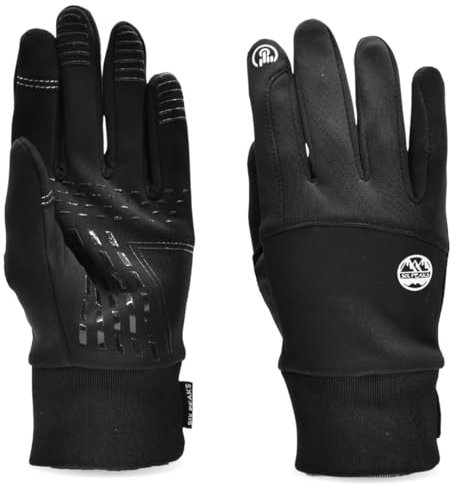 Six Peaks Winter-Thermohandschuhe, Unisex, Schwarz, Größe S