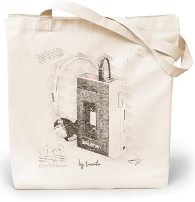 Loxato Stoffbeutel Bedruckt - Stofftasche - Baumwolltasche Bedruckt 100% B35 x H42 x T8 cm - Tragetasche Canvas-Stoff 220 g/m2 - Jutebeutel - Einkaufstasche Lange Henkel 70cm - Einkaufsbeutel