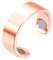 BEAUTYBIGBANG Magnetfeldtherapiering, Magnetischer Schmuck-Magnetring für Frauen mit 2 starken Magneten verstellbar Weiblicher Magnet Schmuck Fingerbekleidung (Rosagold)