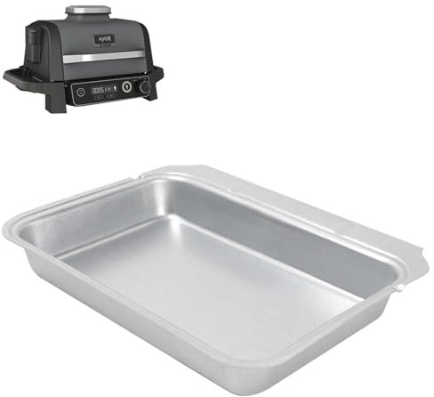 GLOWYE Grease Tray for Ninja Woodfire BBQ Grill, Professional Drip Pan for Ninja OG700 Series - OG701 & OG751 Outdoor Grill & Smoker, Non Disposable Tray