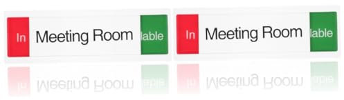 MAGICLULU 2 Stücke Besetzt Tür Zeichen Toilette Besetzt Zeichen Schiebetür Anzeige Privatsphäre Tür Anzeige Zeichen Für Business