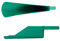 Pelle À Gouttière, Nettoyage De Gouttières, 43 Cm X 9,5 Cm, Vert Foncé, Polypropylène, Ergonomique